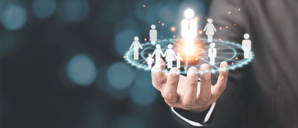 A graphic representing talent intelligence platforms that help HR leaders hire smarter and improve workforce redeployment as part of their talent strategy