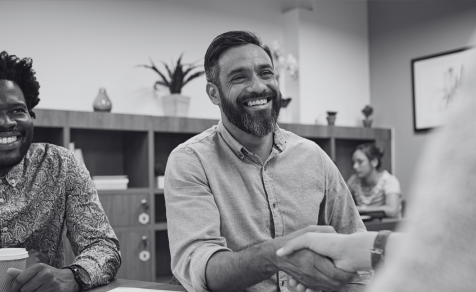 People shaking hands